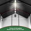 8 ft. W x 12 ft. D Plastic Storage Shed with Floor