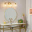 Luminaire de meuble-lavabo moderne avec abat-jour en cristal, applique murale à 3 lumières DEL à intensité variable pour salle de bain, miroir et salle d'eau-1084071105