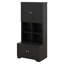 Armoire de rangement haute et large pour salle de bain, unité de rangement pour salle de bain avec 4 portes, tablettes réglables, tablettes ouvertes multicouches-249393086
