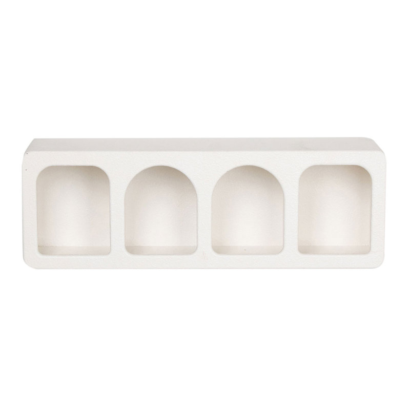 Muhyiddin Medium Density Fiberboard (MDF) Cube Shelf