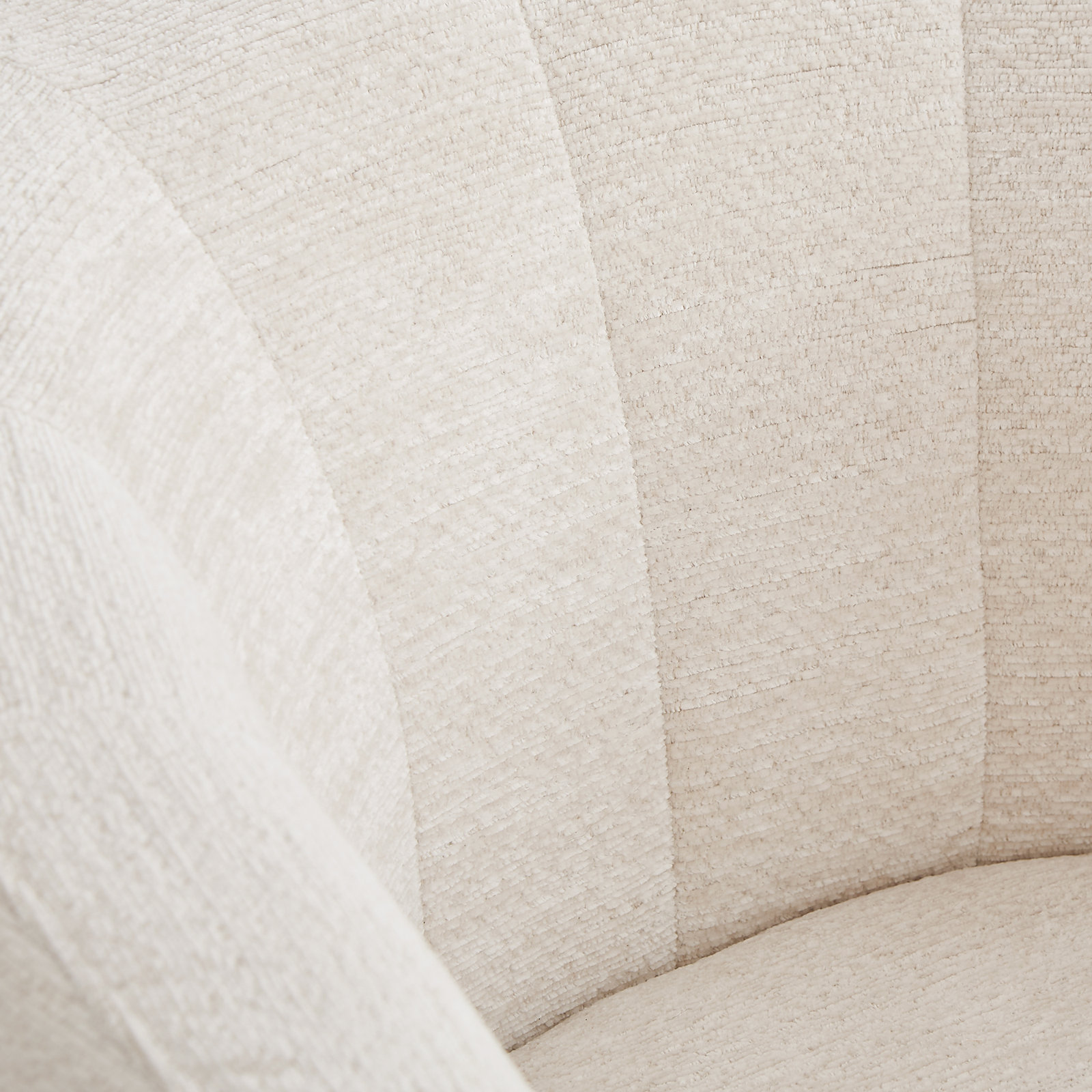 Eucalyptus Swivel Barrel Chair, Beige
