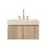 Dessus de meuble-lavabo flottant en chêne blanc 30 "Roma Travertine-135458229-135458231-135458235