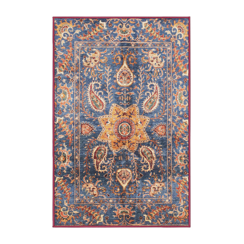 Abstract Indoor Rug, Rectangle 4' x 6'