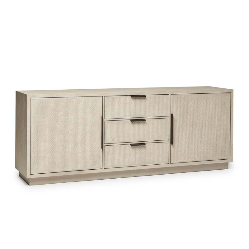 Holmes 84 in. W Solid Wood Credenza, Cliffside