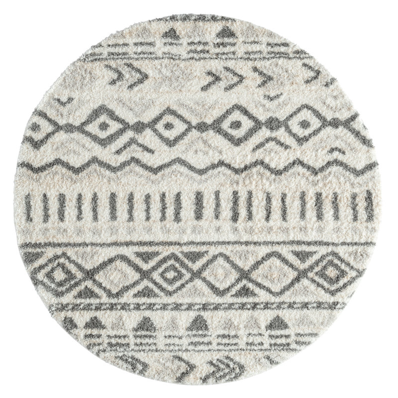 Musselman Southwestern Indoor Rug, Round 5'
