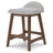 Munana Upholstered Counter Stool with Solid Wood Frame-87749361