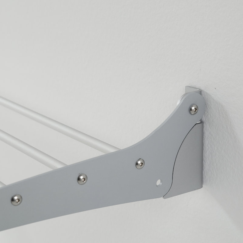 Foldable Wall-Mounted Drying Rack, 100cm H x 38cm W x 17cm D