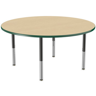 Round T-Mould Adjustable Height Activity Table