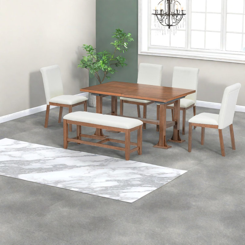 Ensembles de table de salle à manger extensible en bois (doit inclure à la fois la table et la chaise)