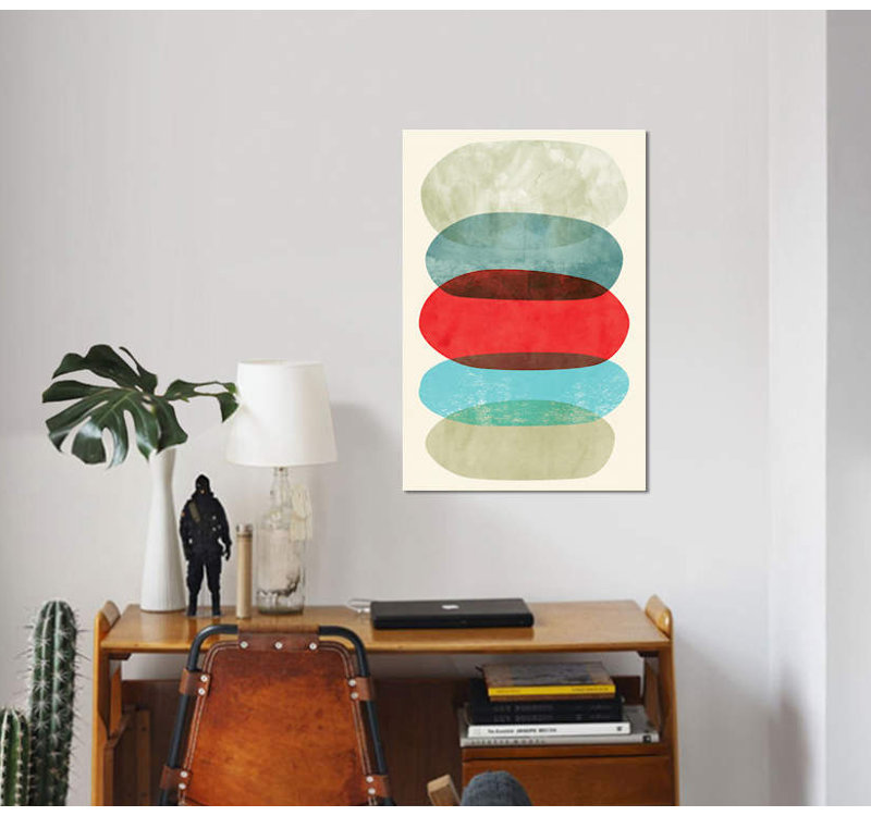 «Underneath It All» par Tracie Andrews - Estampe numérique sur toile tendue avec châssis, H 12 po x l 8 po x P 0,75 po