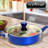 Nutrichef Sautepan Pot With Lid - Non-Stick High-Qualified Kitchen Cookware With See-Through Tempered Glass Lids, 3 QT. (Works With Model: NCCWA13BU)-99987185