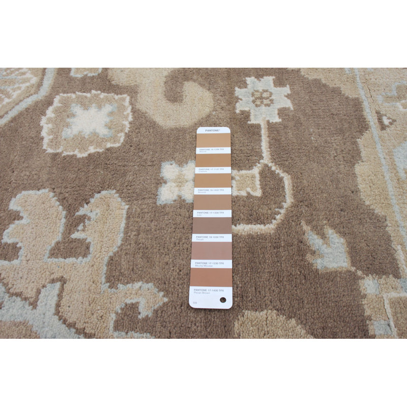 Tapis unique en laine noué à la main 8 pi 2 po x 9 pi 10 po nouvel âge Antoni