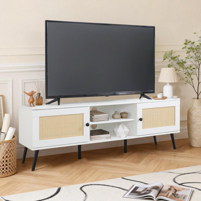 Meuble télé moderne pour téléviseur de 70 po ou moins