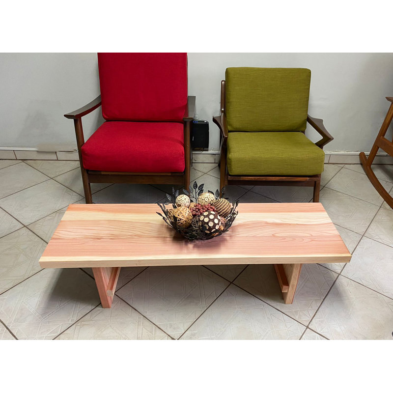Grane Solid Wood Coffee Table, 14" H x 60" L x 15" W