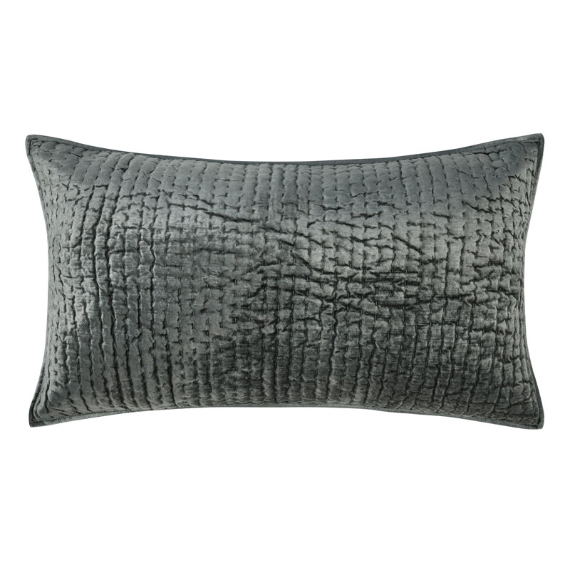 Lucio Polyester Sham, King, Bay Green