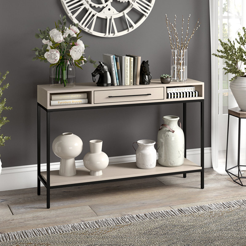 Estrela 45'' Console Table, Alder White