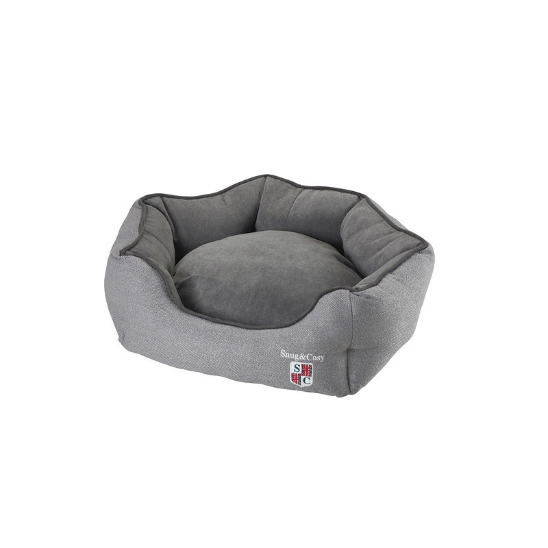 Bolster Pet Bed, 21cm H x 91cm W x 71cm D