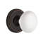 Classic Rosette with White Porcelain Door Knob-864369193-868886632