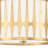 Athziri 3 Light Antique Gold Ceiling Mount-65287474