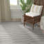 Tapis ivoire / gris en coton Ilona-25415052