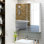 Armoire de salle de bain murale l 24,5 po x H 25,5 po x P 4,5 po Wendelgard