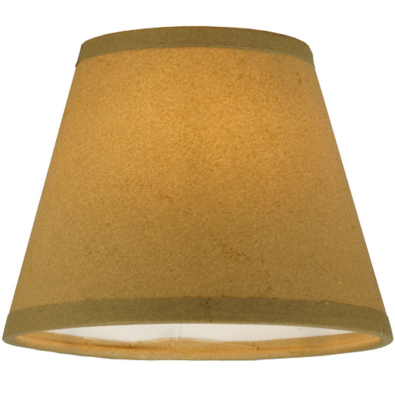 4'' H Leather Empire Candelabra Shade