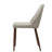 Padded double dining table and chair set