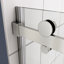 Porte coulissante en verre trempé 5/16 po pour douche avec matériaux - joint hermétique
