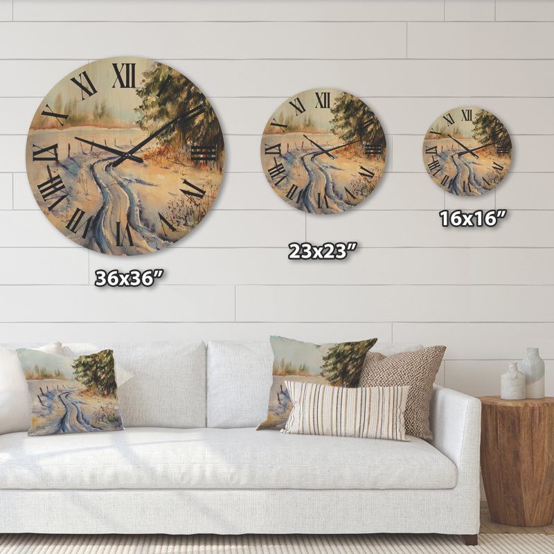 Horloge murale Snowy, Grand