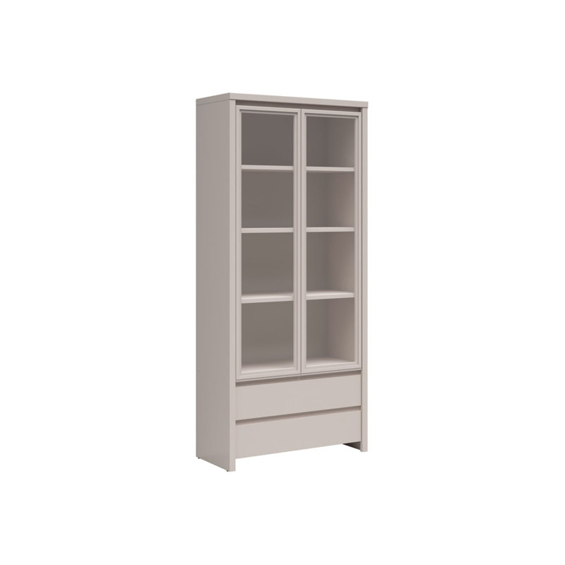 90 cm W Display Cabinet China Cabinet, Cashmere