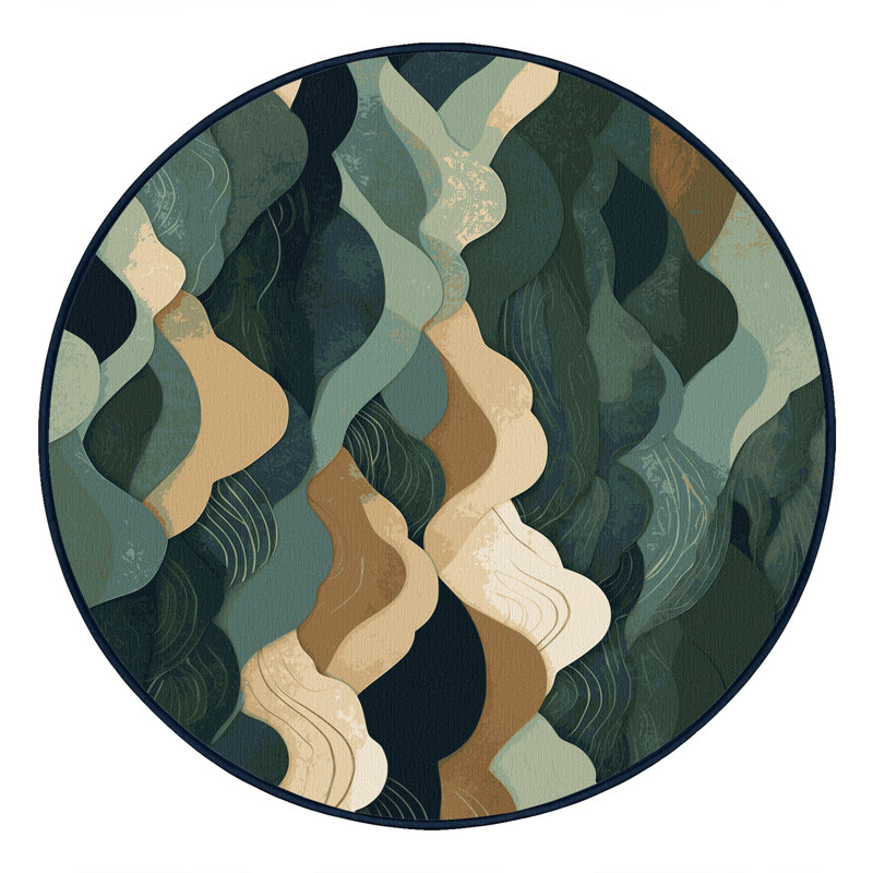 Radiant Dreams Rug, Round 4'