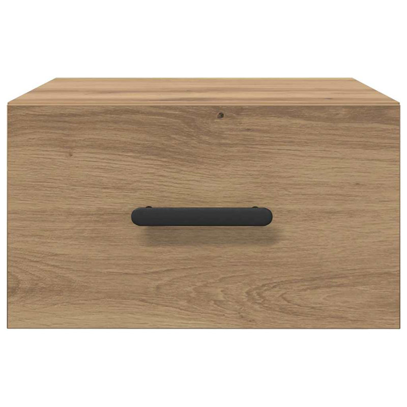 Bedside Cabinet 35 X 35 X 20 Cm Engineered Wood, Artisan Oak