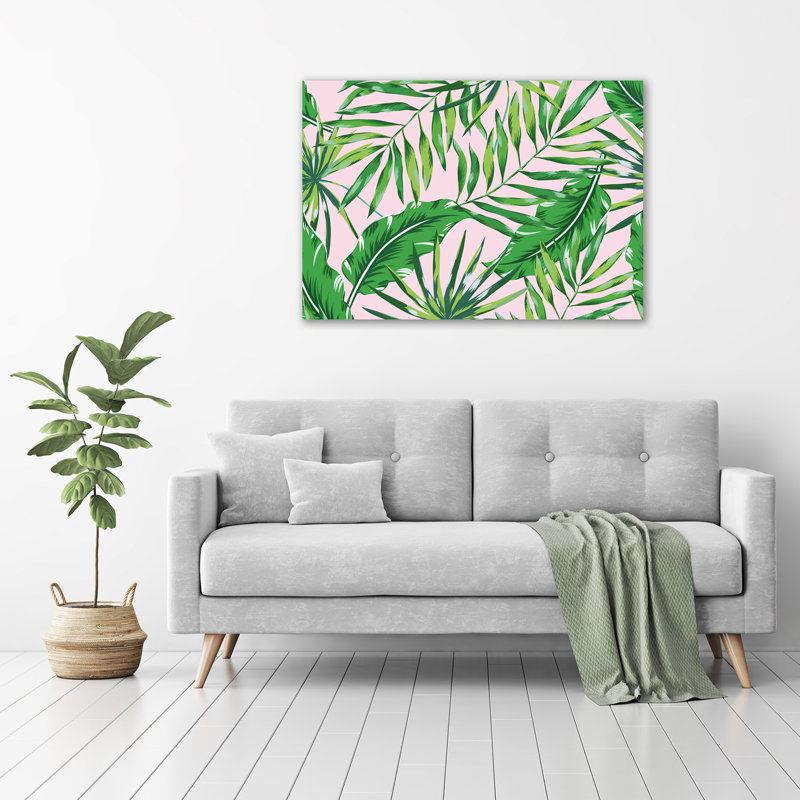 Tropical Leaves - Wrapped Canvas Print