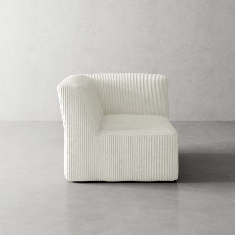Upholstered Accent Chair, Beige
