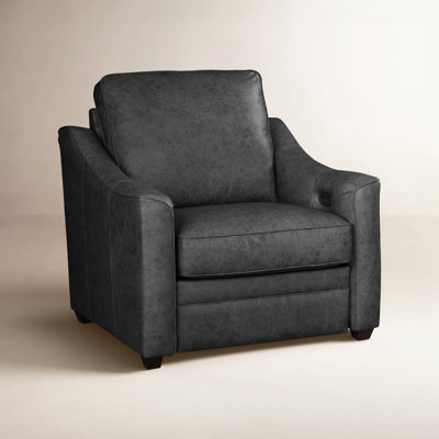 Angelina Genuine Leather Upholstered Recliner