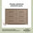 Malta 6 Drawer Dresser-126619597