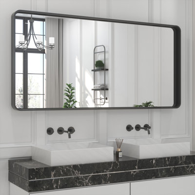 Tyro Bathroom Decorative Home Décor Corner Hangs Bathroom Mirror
