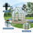 Aluminum Frame Polycarbonate Greenhouse with Roof Vent, Heavy Duty Outdoor Garden Kit-119783358