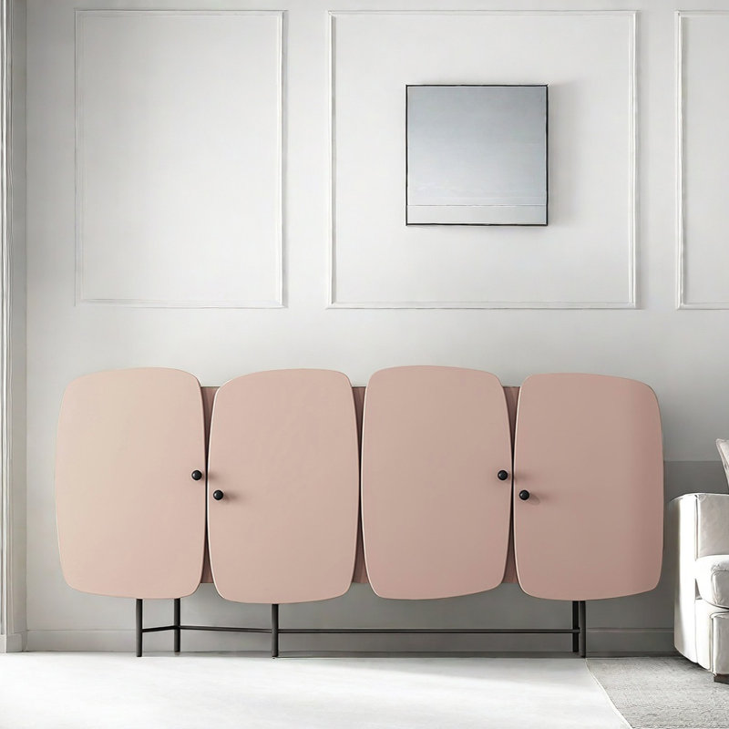 Buffet moderne et minimaliste, Rose