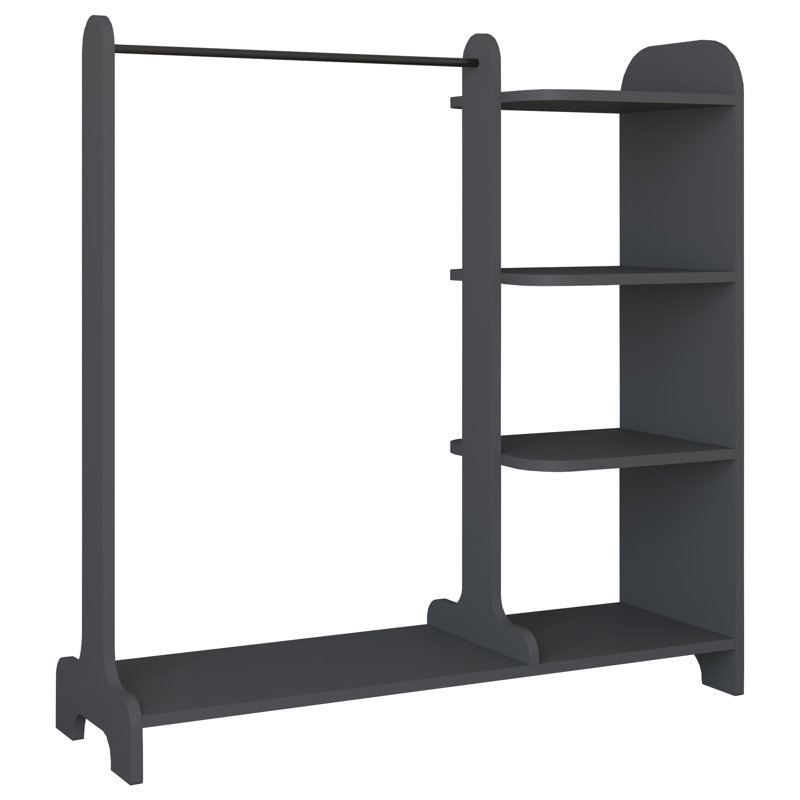 Hockenberry 106cm Closet System, Black