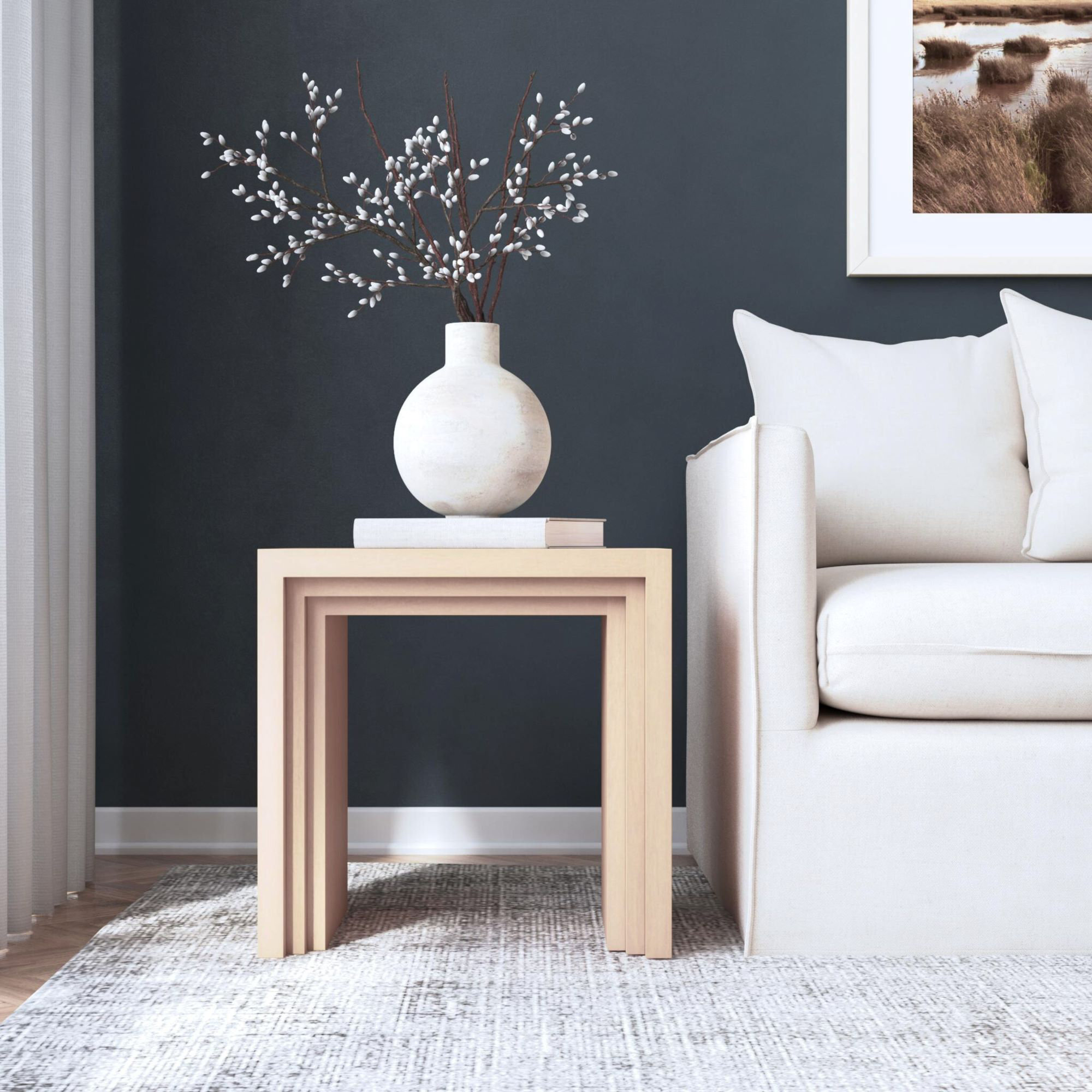 Cascade Rectangular Side Table