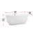 Chaylynn 59'' x 28'' Soaking Acrylic Bathtub-1350099972