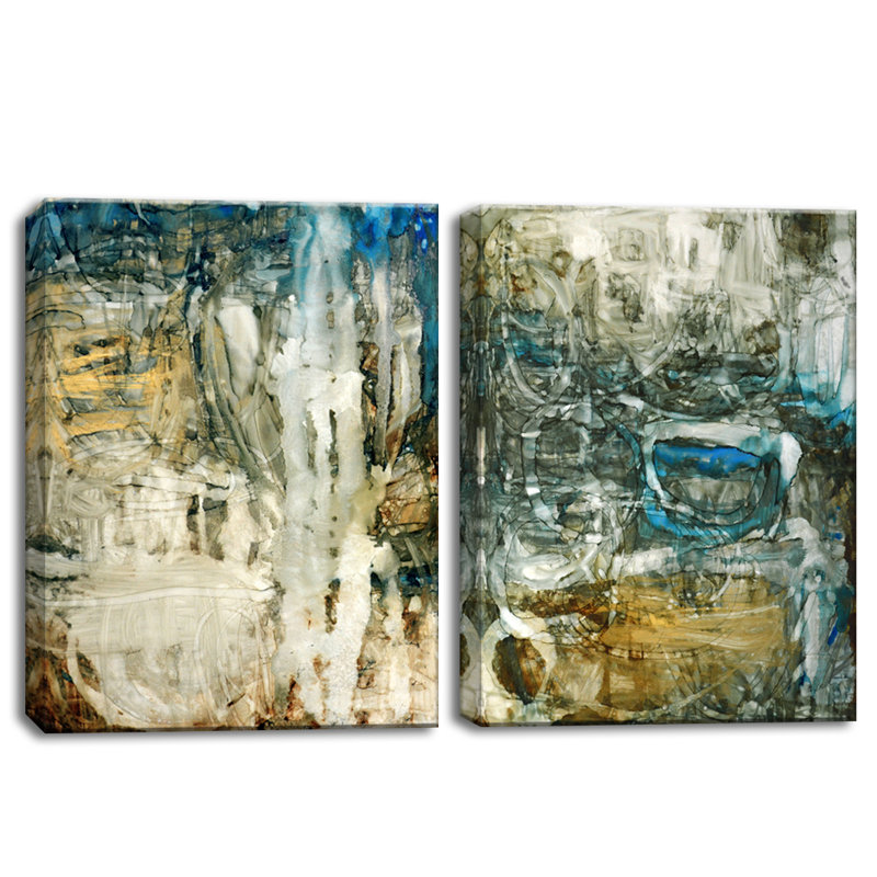 Canyon Falls I / II - impression sur toile tendue, H 40 po x l 30 po x p 1,5 po