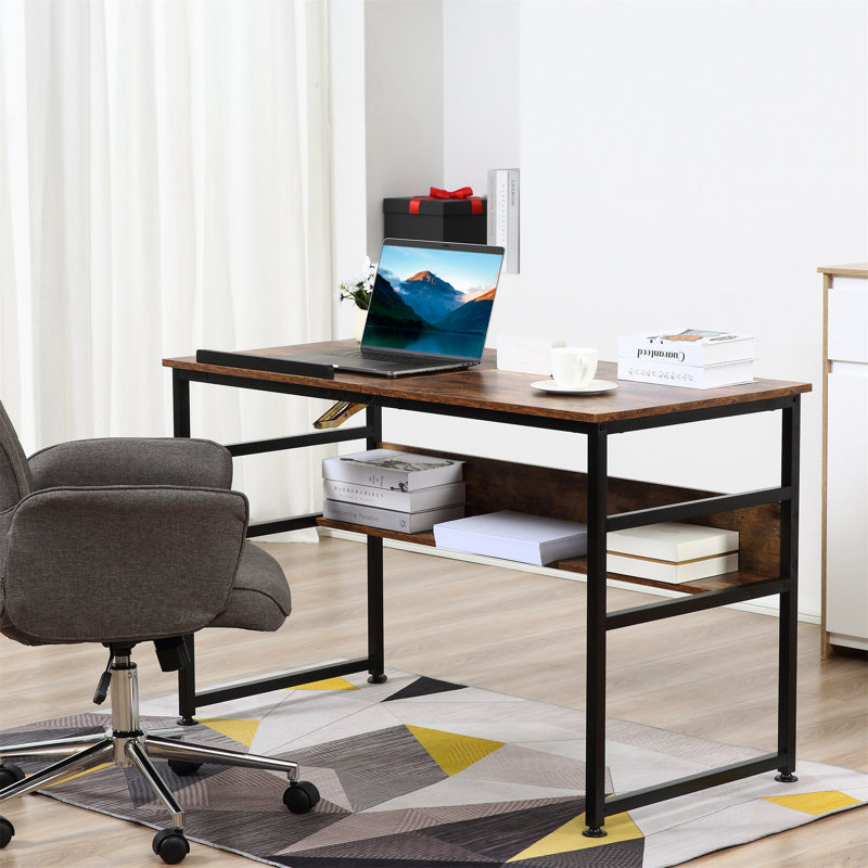 Ahlyssa Metal Base Writing Desk