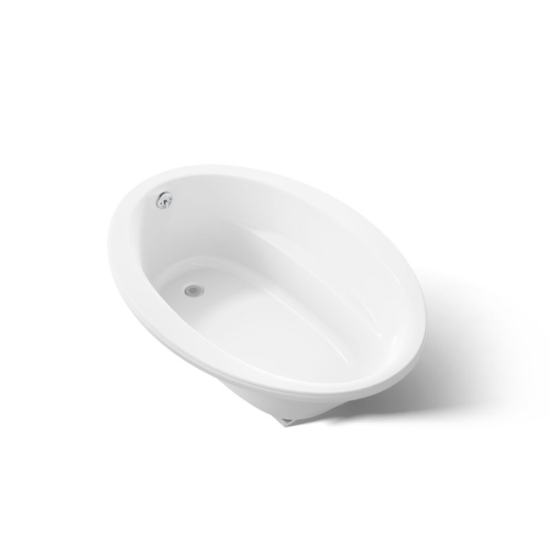 Sunward 60" x 42" Soaking Bathtub, White