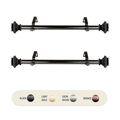 Adjustable Single Curtain Rod