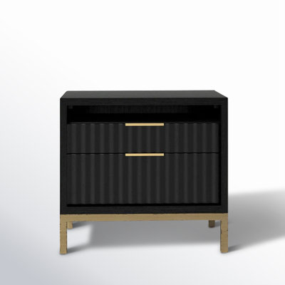 Elyza Mahogany Nightstand