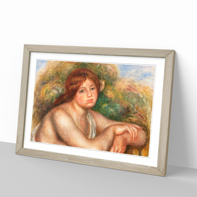 Nude Vol.3 by Pierre-Auguste Renoir - Picture Frame Painting, Oak Framed, 65cm H x 90cm W x 2cm D