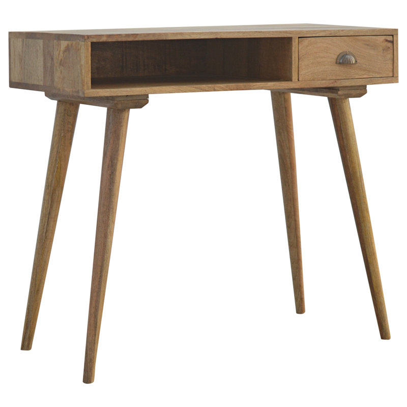 Ione Solid Wood Writing Desk