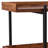 3 Shelf Storage Display Unit Bookcase with Metal Frame